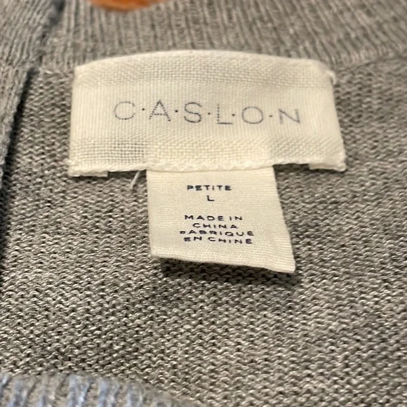 #314Caslon, long sleeve Sweater, size L petite - Picture 4 of 5